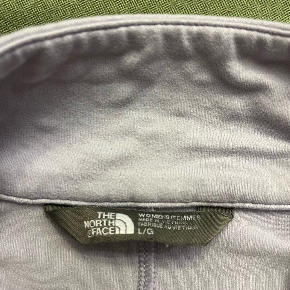 THE NORTH FACE Women's Light Gray Quarter-Zip Top size L - Picture 3 of 6